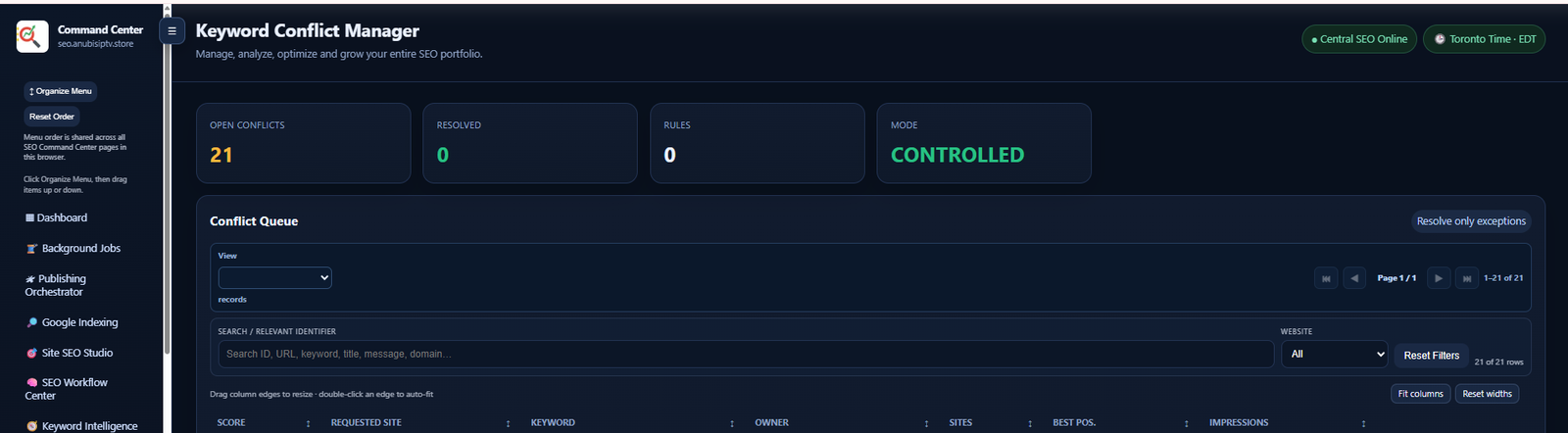 Keyword Conflict Manager tutorial thumbnail